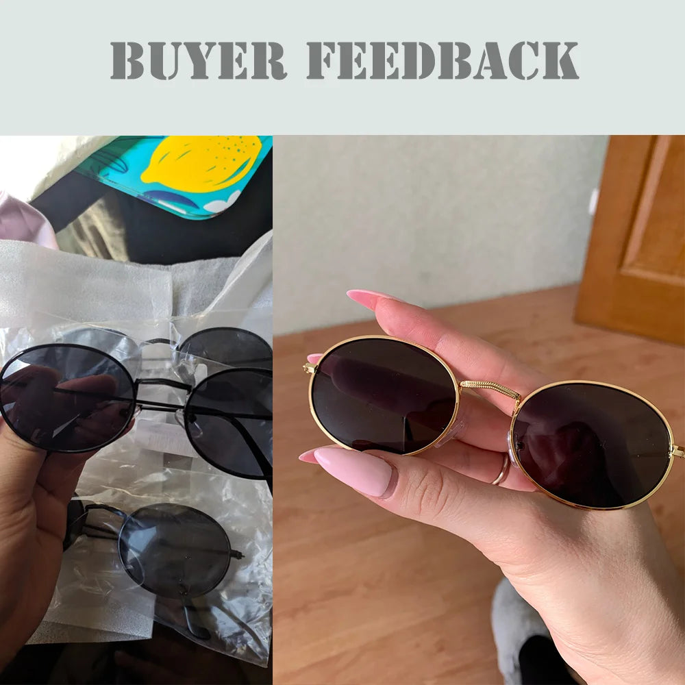 Ochelari de soare ovali pentru femei, ochelari de conducere, ochelari de soare rotunzi, aurii, mici, retro, vintage, sexy, rame de ochelari de soare, accesorii pentru ciclism