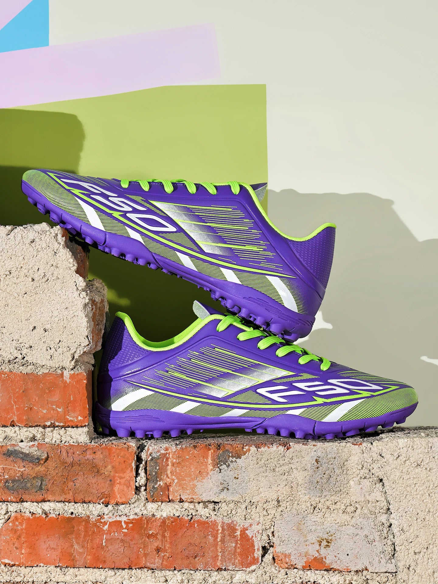 TF Soccer Cleats Children Kids Boys Girls PU Fabric Upper Rubber Sole Non-slip Wear-resistant Training Shoes