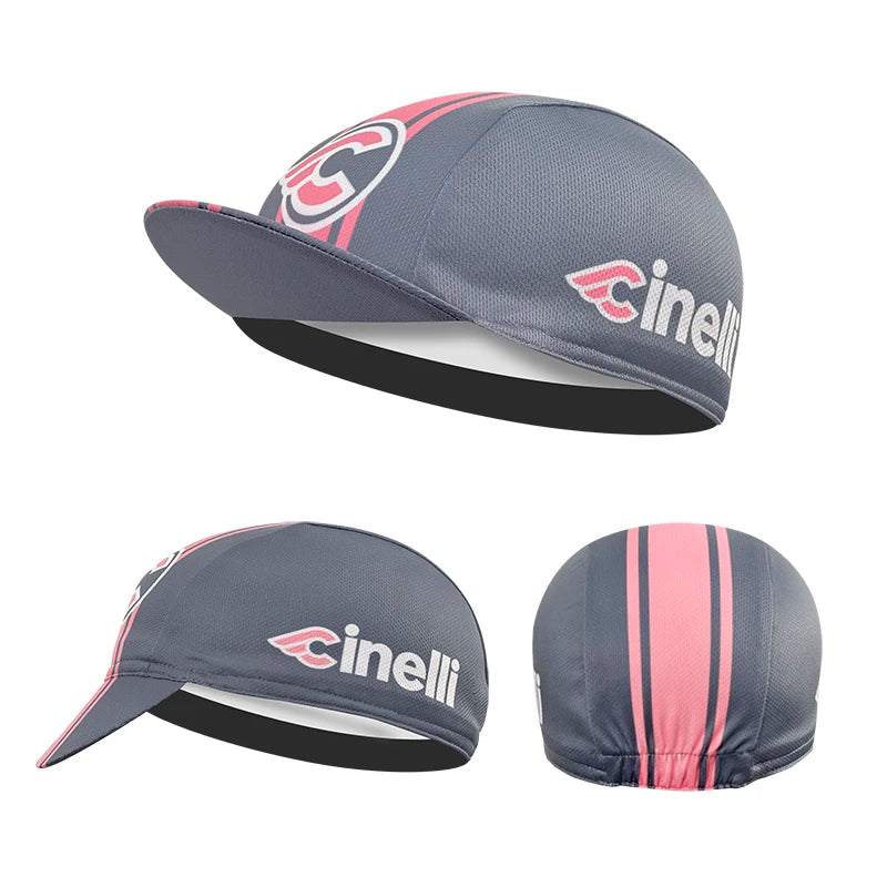 Polyester Quick Dry Cycling Men's Caps Road Bike Sports  Universal Size Summer Cool Cartoon Print