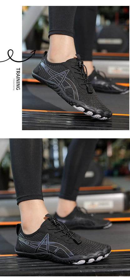 Aqua Shoes Herr Vattenskor Barfota strandskor Unisex Snabbtorkande utomhusskor Träningsskor Gymskor Sneakers Storlek 35–46