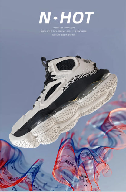Men's Basketball Shoes Breathable Cushioning Non-Slip Running Gym Training Athletic Sneakers for Women