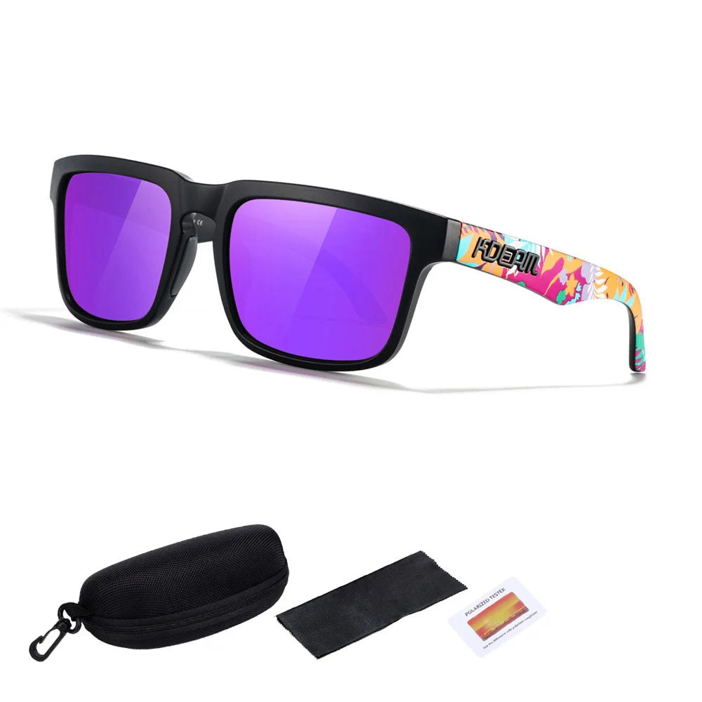 Kdeam High Quality Original Brand Design Polarized Sunglasses for Women Men Fashion Unisex  Trendy Outdoor Eyewear For Couple