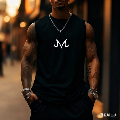 Son Goku Anime Dragon Ball Super Saiyan Harajuku Spring Summer Tank Top Casual Sports Fitness Pure Cotton Sleeveless Shirt Y2K