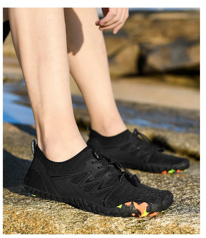 Unisex Wading Shoes Quick-Dry Aqua Shoes Drainage Water Shoes Beach Sports Swim Sandals Yoga Barefoot Diving Surfing Sneakers