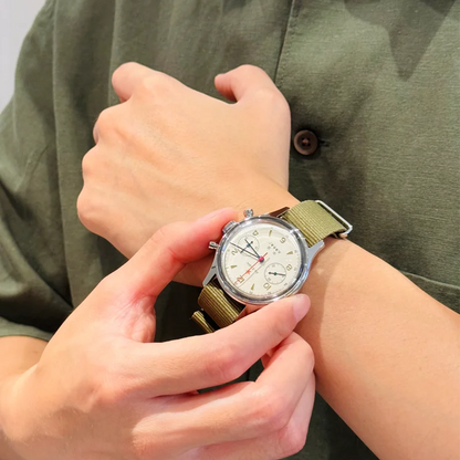 Seagull 1963 International Edition Orologio Meccanico da Uomo da Pilota ST1901 Cronografo Retrò da Polso Aviazione Air Force Nuovo
