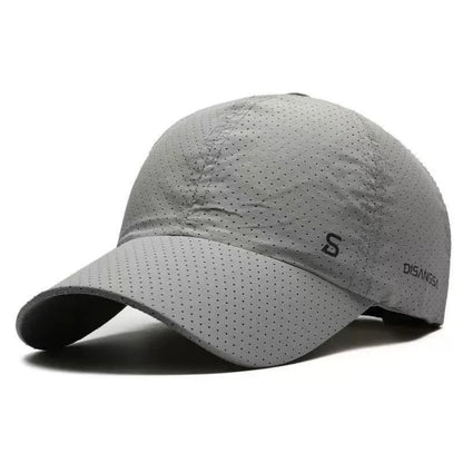 Solid Running Cap Thin Quick Drying Breathable Duck Tongue Outdoor Men's Women Sun Summer Fishing Visor Baseball Cap