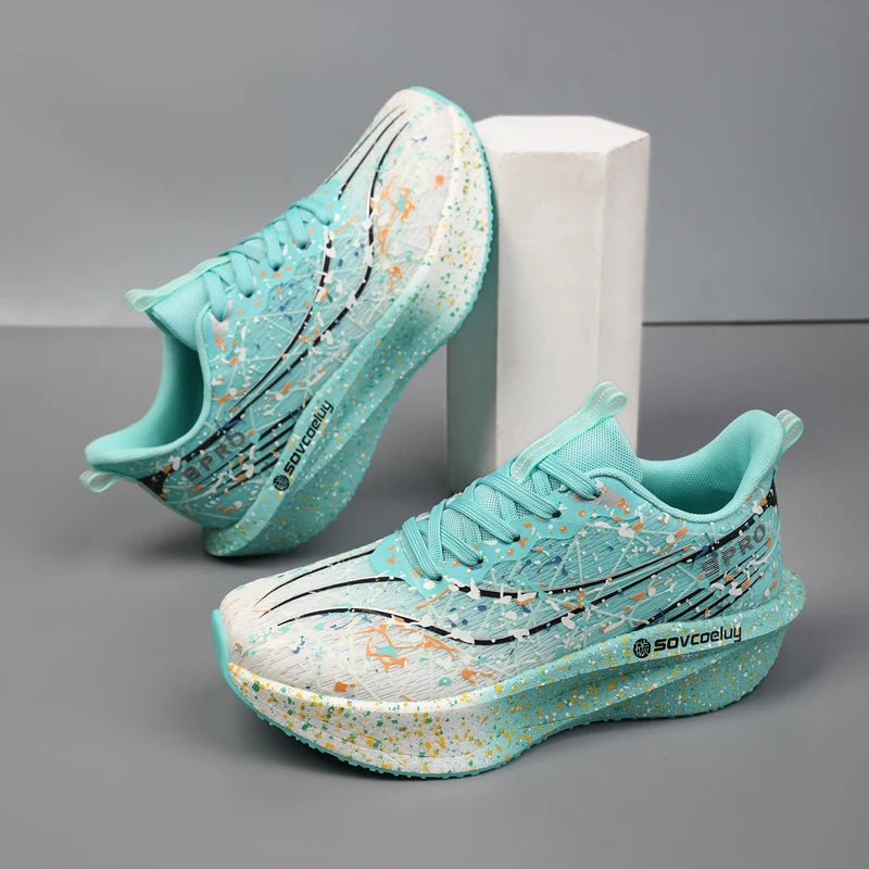 Zapatillas de running para hombre Marathon, transpirables, ligeras y cómodas, calzado casual deportivo de corte bajo resistente al desgaste para hombre