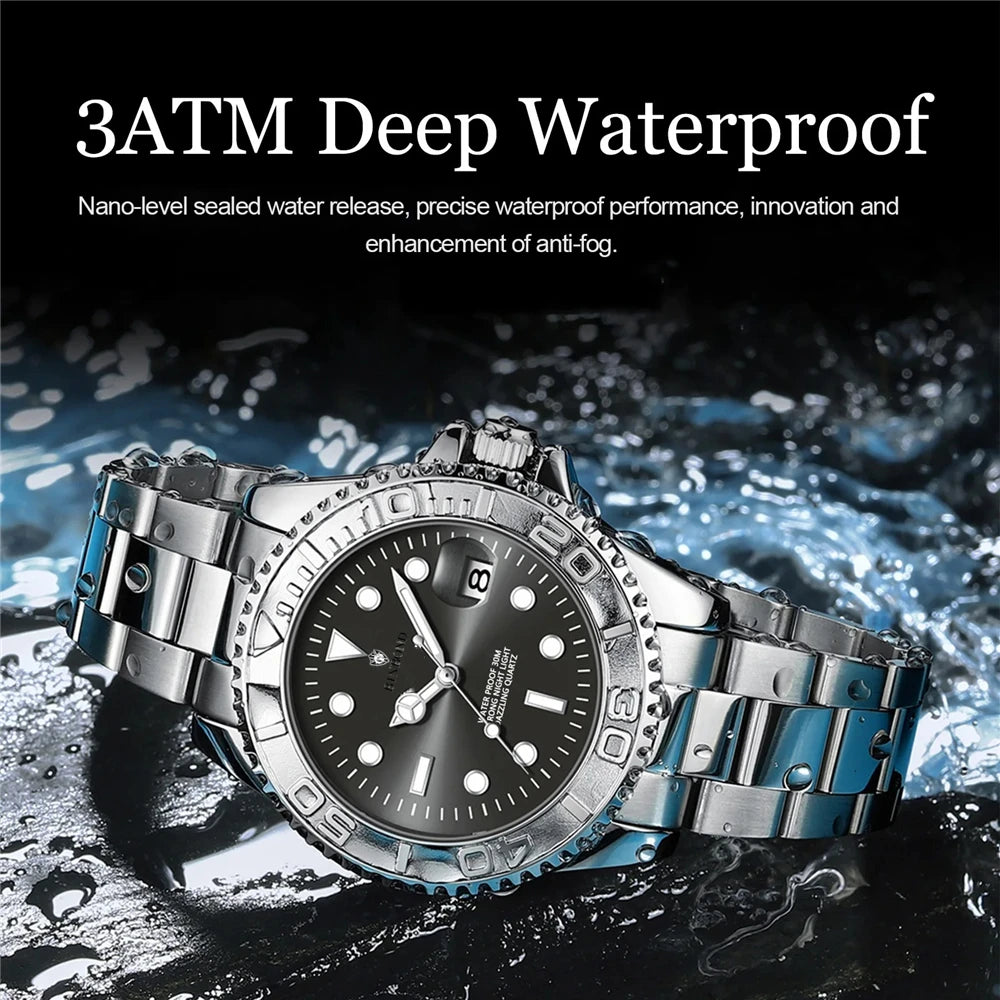 Luxury Watch Man High Quality New Brand Sports Fashion Quartz Wristwatches Men Gifts Automatic Watches Mens Coffee Digital Clock