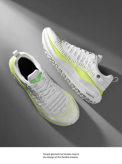 Men's Cushioning Running Shoes EVA Midsole for Shock Absorption Lightweight & Breathable Mesh Sports Sneakers Gym and Walking