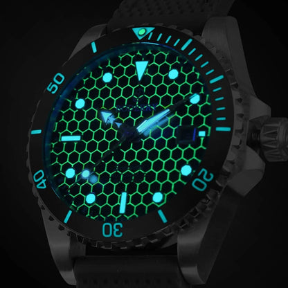 Boderry Bronze Watch Seaturtle Titanium Diver Luxury Wristwatch Automatic Mechanical Wristwatch Sport 200M Waterproof Luminous