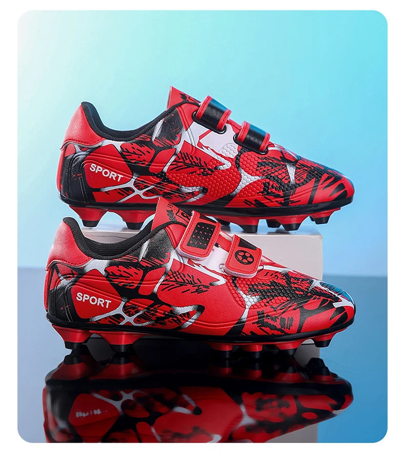 Soccer Cleats for Men and Women Breathable Lightweight Anti-Slip Firm Ground for Outdoor Football Training Match Sports