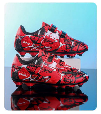 Soccer Cleats for Men and Women Breathable Lightweight Anti-Slip Firm Ground for Outdoor Football Training Match Sports