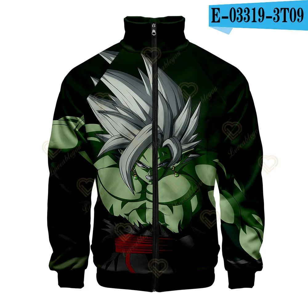 Dragon Ball 3D Print Zipper Hoodie Cool Fashion Men/Women/Kids Long Sleeve Hoodies Sweatshirt Casual Cosplay Jacket Clothes