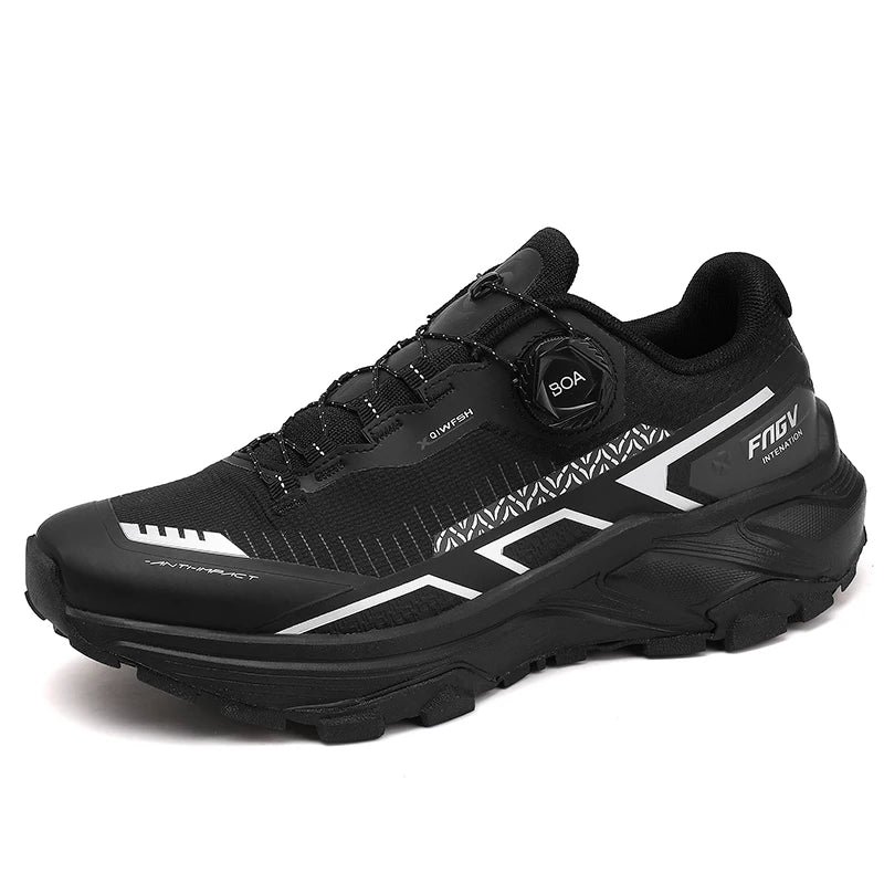 Men's Running Shoes Outdoor Mesh Breathable Mountain Off-Road Climbing Shoes Wear-Resistant Cozy Fashion Sneakers for Men