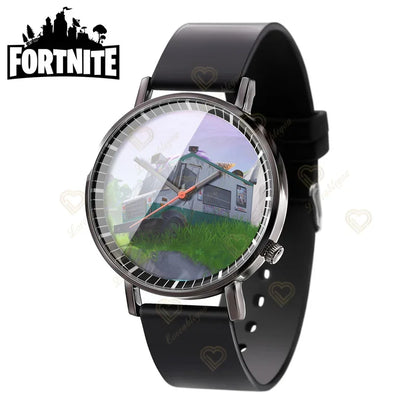 Wrist Watch F-Fortnited Cook Watch Trend Fashion Creative Quartz Student Watches Battle Game Figure Model Kids Birthday Gift