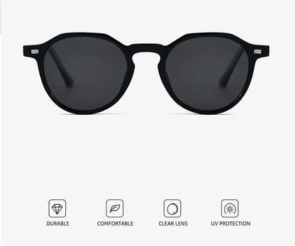 Ochelari de soare de modă Peekaboo TR90, UV400, pentru femei, verzi și maro, polarizați, pentru bărbați și femei, din acetat, unisex, stil de vară