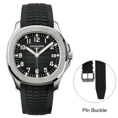 Specht&Sohne 40MM Men's Watches Mechanical Watch Japan Miyota 8215 Movt Rose Gold Stainless Steel Classic 5167 Watch Waterproof