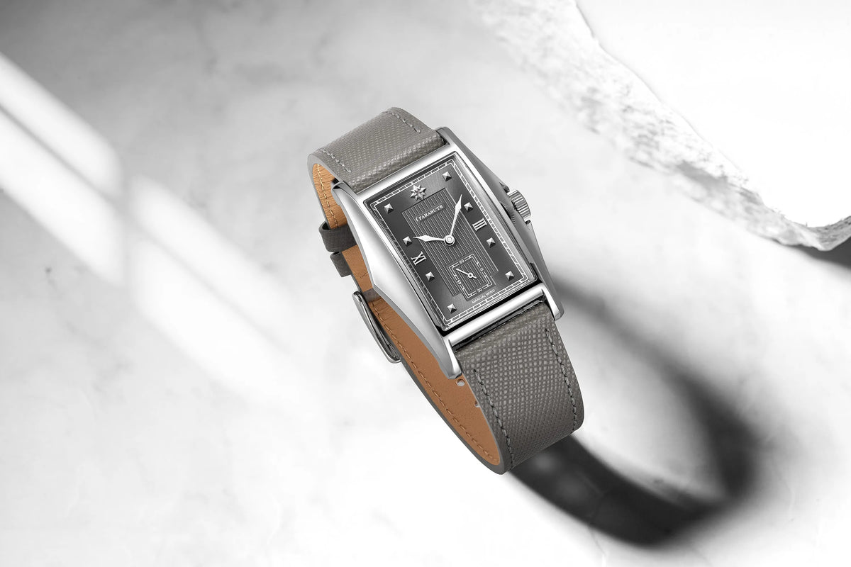 FARASUTE Creative Manual Square Customized Mechanical Movement Watch Men Luxury Sapphire Glass Small Second Wristwatches reloj
