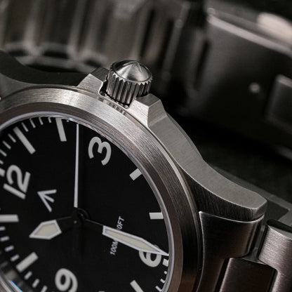 MILITADO ML18 36mm  Watch VH31 Sweep second Quartz Movement 316L Steel Sapphire BGW9 Lume 100M Waterproof Men's Wristwatch
