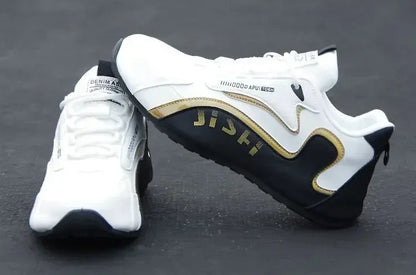 Vattentäta sneakers i PU-läder för män, lediga sportskor, lätta, andningsbara, platta och halkfria tennisskor, Zapatillas Hombre
