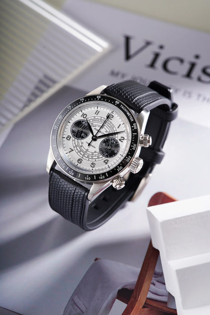 FARASUTE New Japan VK64 Quartz Movement Men Watch Casual 10Bar Waterproof Speed Sports Chronograph Wristwatch Clock Reloj Hombre
