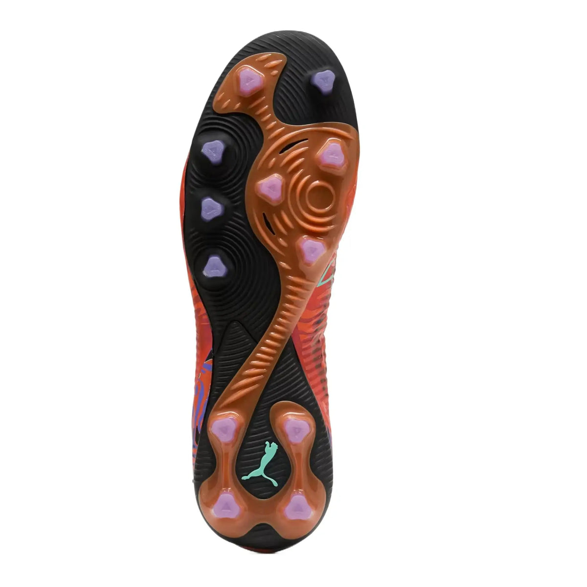 Chaussures de football décontractées Puma Future 8 Creativity, baskets orange 108429-01