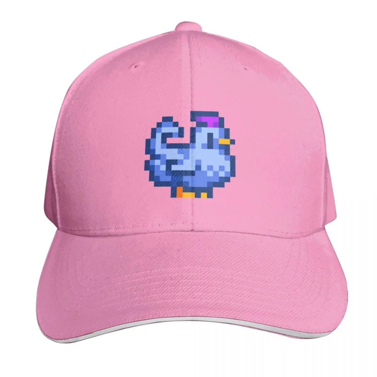 Stardew Valley Blue Chicken Baseball Cap Golf Hat derby hat Sun Hat For Children Military Tactical Cap Caps Male Women's