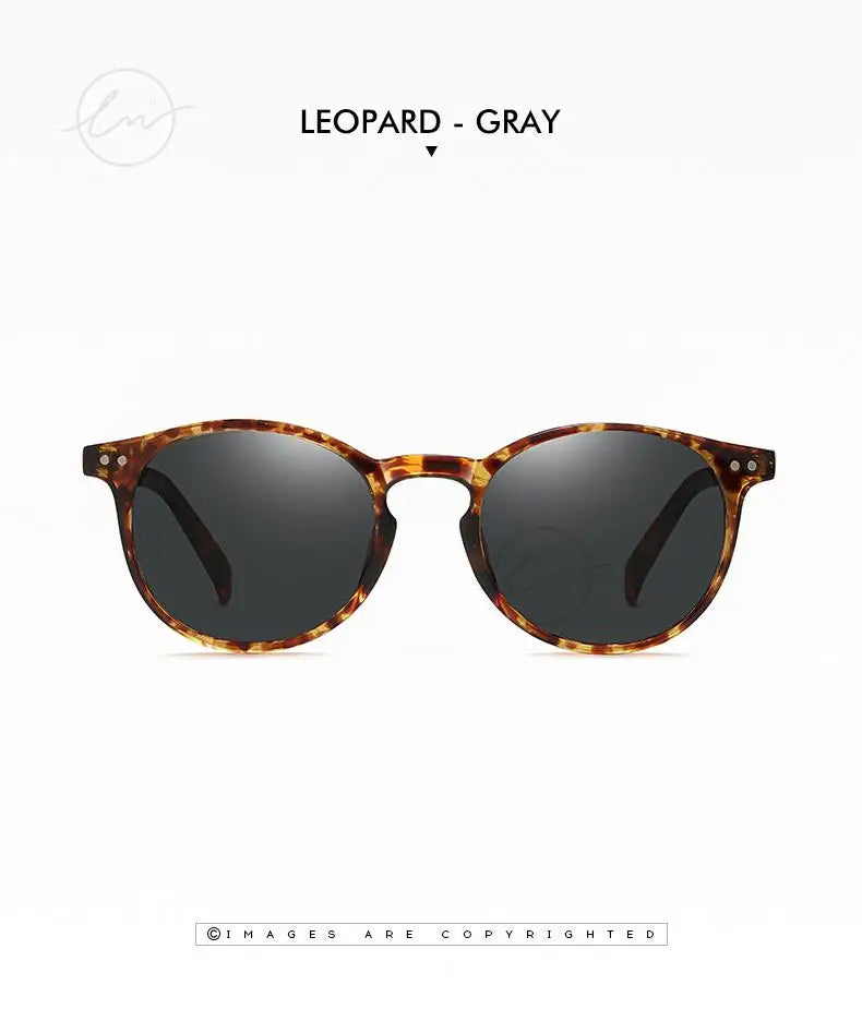 Ochelari de soare LM Retro rotunzi pentru femei și bărbați, ultralegeri, din TR90, polarizați, unisex, pentru șofat, ochelari de soare vintage, UV400, Gafas De Sol