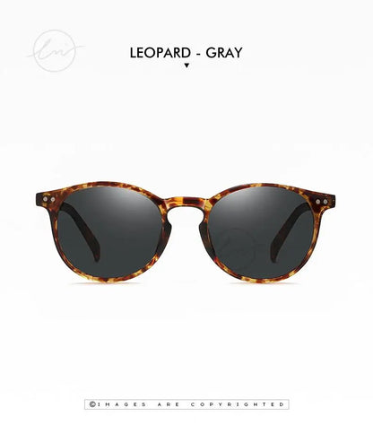 Ochelari de soare LM Retro rotunzi pentru femei și bărbați, ultralegeri, din TR90, polarizați, unisex, pentru șofat, ochelari de soare vintage, UV400, Gafas De Sol