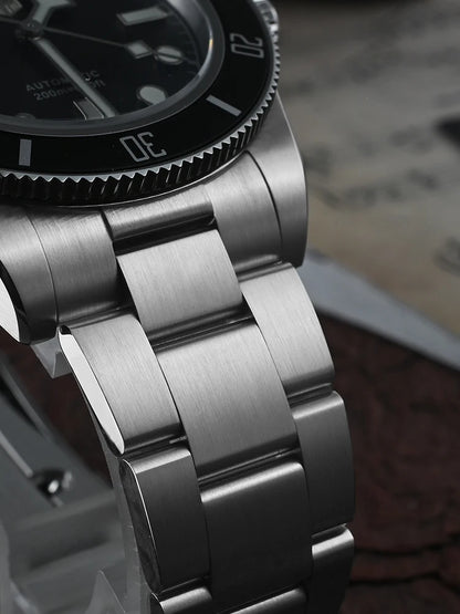 San Martin Upgraded BB58 40mm Retro Luxury Men Diver Watch NH35 Automatic Mechanical Sapphire 200m Waterproof Reloj SN0008D