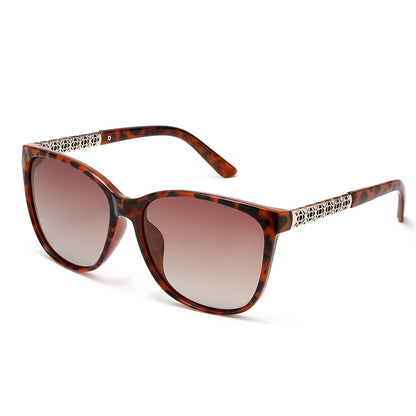 Ochelari de soare polarizați KROKODIL pentru femei, ochelari de soare pătrați la modă, ramă unisex, protecție UV400, set cu cutii