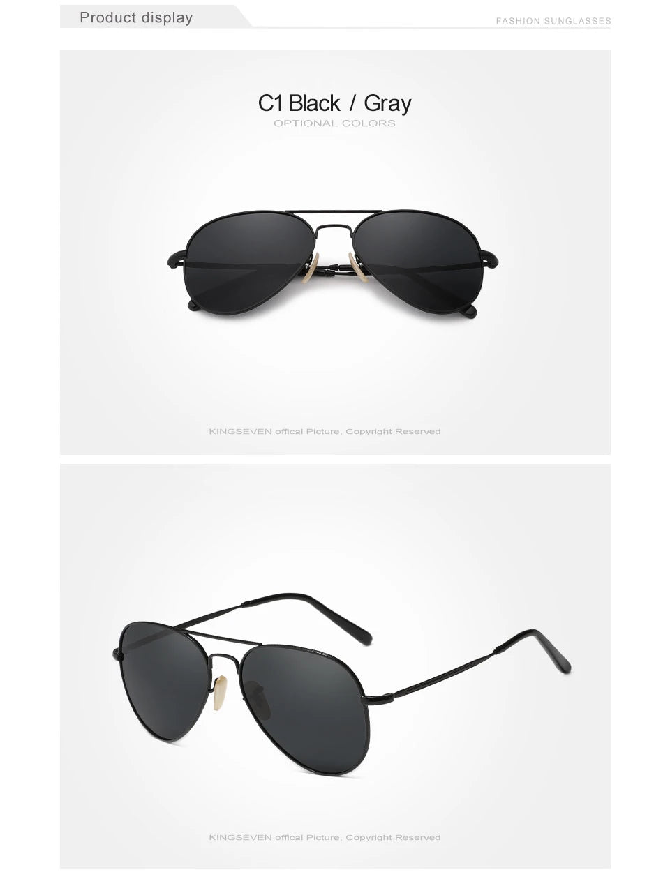Ochelari de soare KINGSEVEN Pilot Alloy, polarizați, UV400, antireflex, cu ramă integrală, lentile Parsnip, pentru femei, ochelari retro de lux