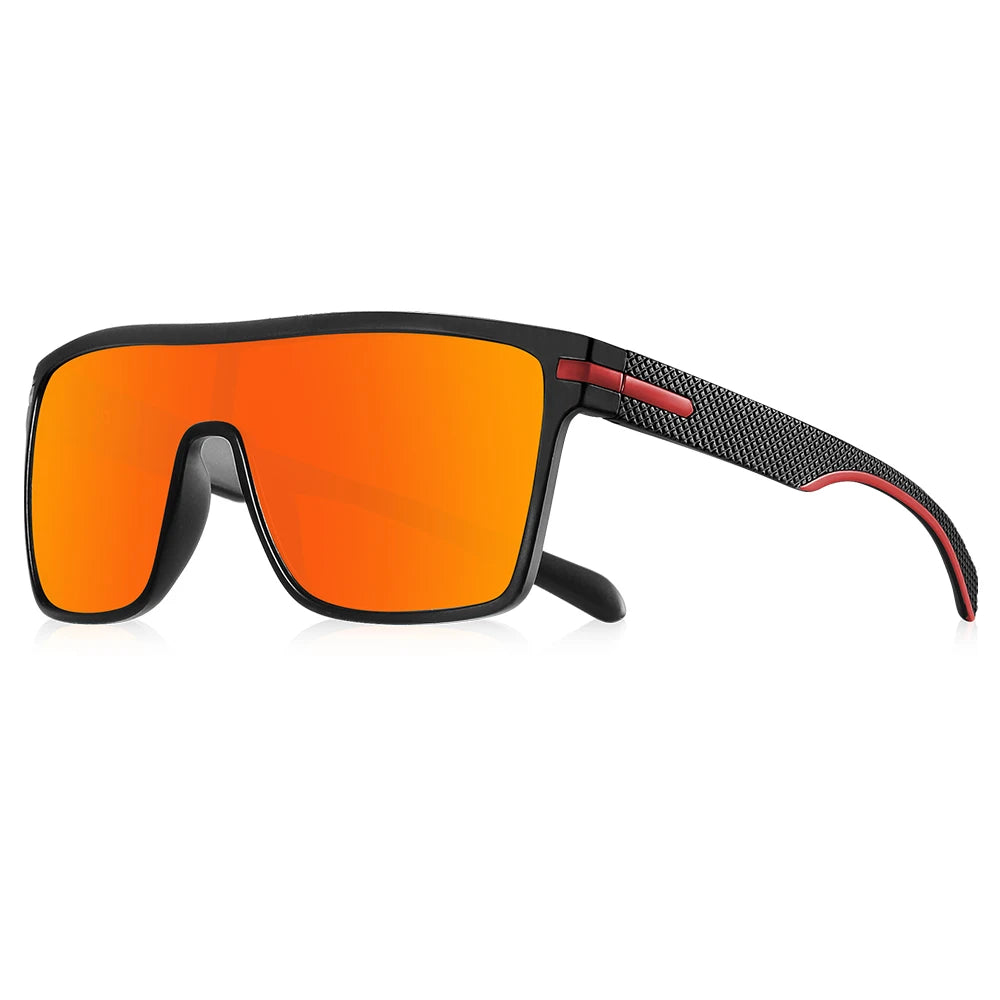 Ochelari de soare polarizați CRIXALIS pentru bărbați, pătrați, supradimensionați, antireflex, pentru șoferi, ochelari de soare cu oglindă, pentru femei, ochelari de protecție UV400, pentru bărbați