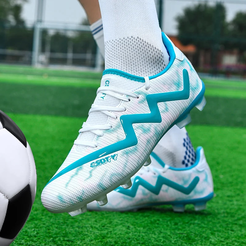 Chaussures de football pour hommes, antidérapantes, résistantes à l'usure, pour entraînement sur gazon, chaussures de football pour jeunes, chaussures de football légères pour homme