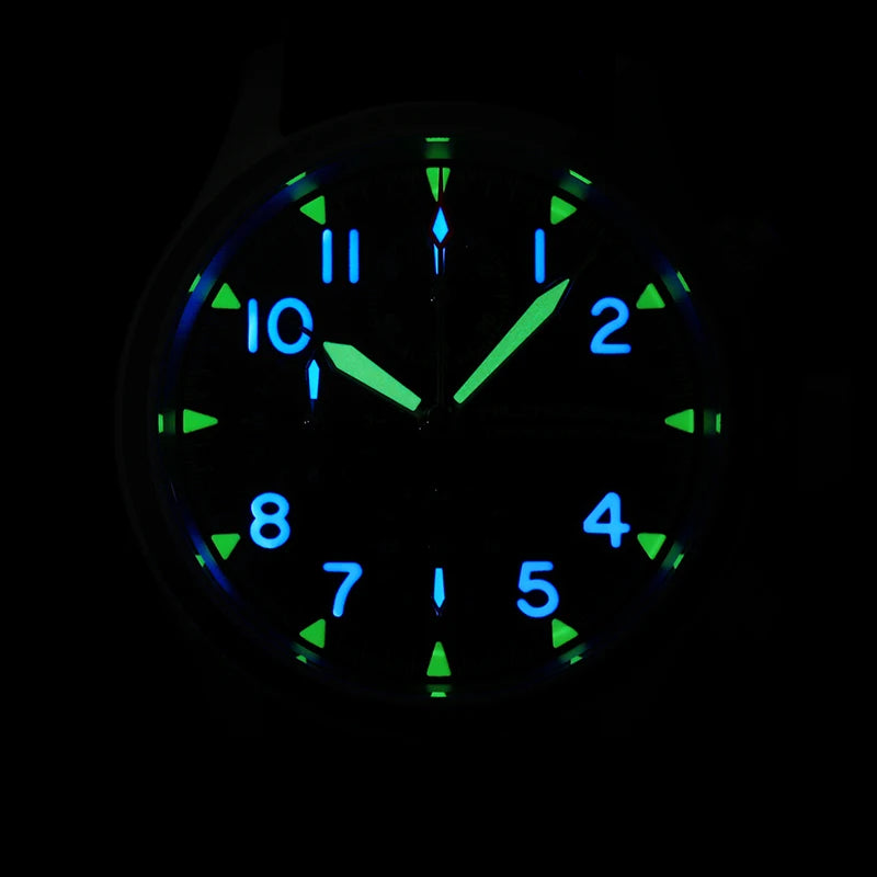 Militado ML1868KF Retro VK67 Quartz Chronograph Watch Stainless Steel Case 3 Dial Waterproof 100M  Multifunction Military Watch