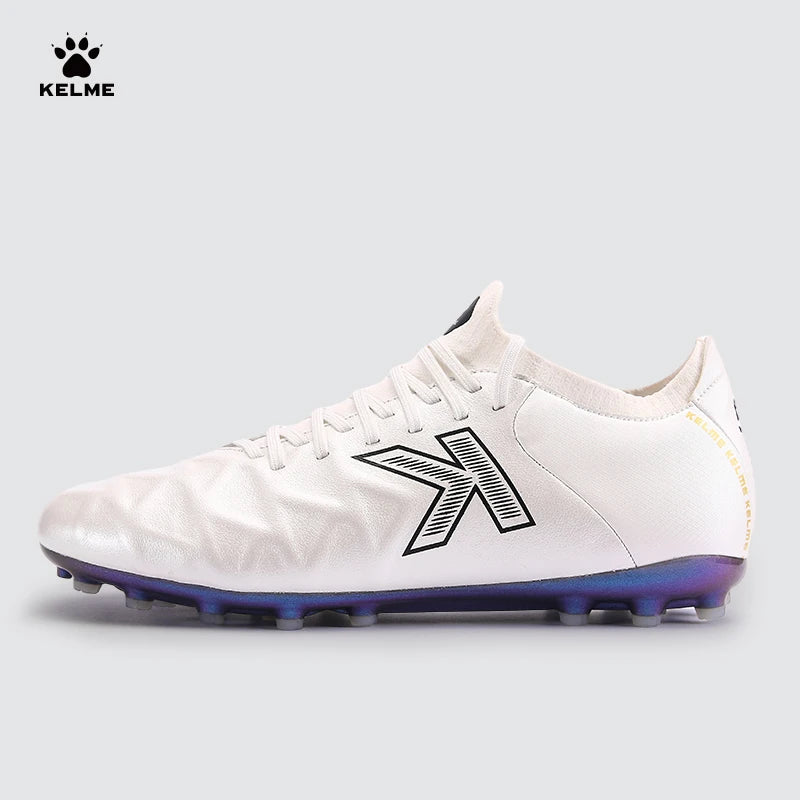 KELME Football MG chaussures crampons en peau de veau Match gazon artificiel antidérapant amorti formation chaussures de Football ZX 80121058