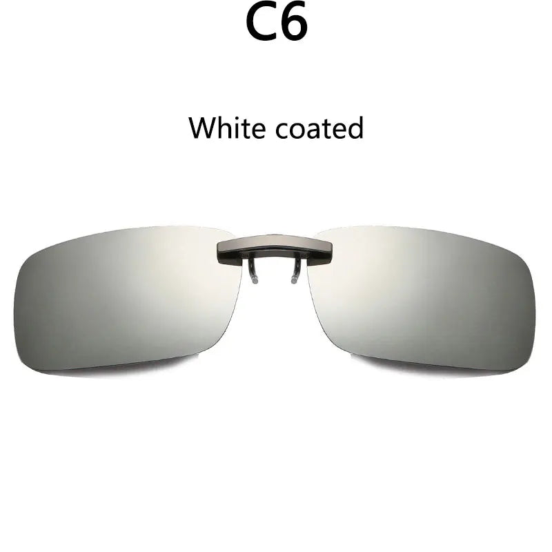 BOYSEEN Ochelari de soare polarizați cu clemă, lentile pentru vizibilitate zi și noapte la volan, unisex, sport, pescuit, ochelari pentru miopie, bărbați, femei, călătorii, activități în aer liber
