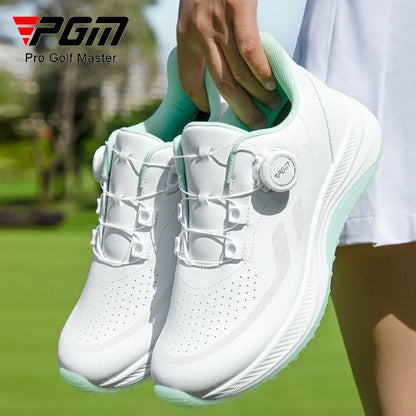 PGM moteriški golfo bateliai, vasariniai, kvėpuojantys, su iškilimais, su raišteliais, aukštį didinantys, neslystantys, korėjietiški lauko sportiniai bateliai XZ417