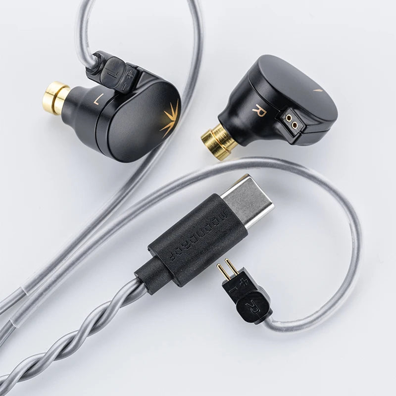 MOONDROP CHU II CHUII DSP Dynamic Driver In-Ear Earphone IEMs HiFi Music Earbuds with 0.78mm Interchangeable Cable Wired Headset