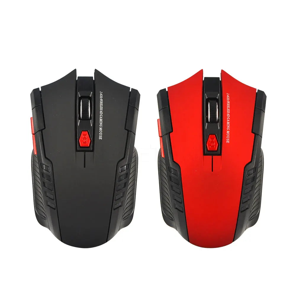 2.4GHz bežični optički gaming miš s USB prijamnikom, 2000DPI, 6 tipki, za računalo i prijenosno računalo