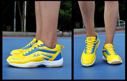 New Badminton Shoes Professional Competition Men and Women Unisex Sports Shoes Tennis Shoes Lightweight Table Tennis Sneakers