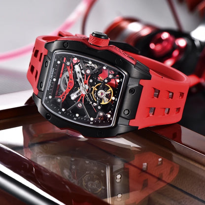 PAGANI DESIGN 2026 42MM New Alien Hollow Back Transparent Movement Luxury Men Watch Sapphire Glass Automatic Men Watches For Men