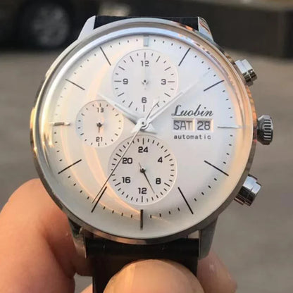 Luxuriöse Automatikuhr für Herren, mechanisch, selbstaufziehend, Business-Armbanduhr aus Edelstahl mit Leuchtanzeige, Relojes Para Hombre 2020