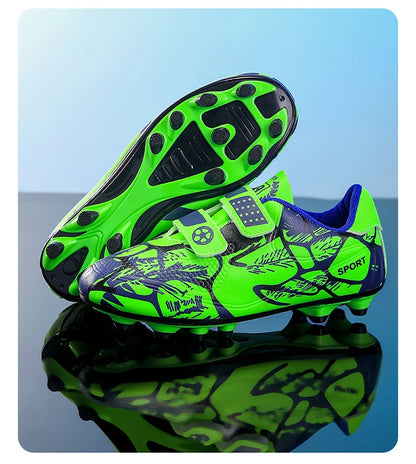 Soccer Cleats for Men and Women Breathable Lightweight Anti-Slip Firm Ground for Outdoor Football Training Match Sports