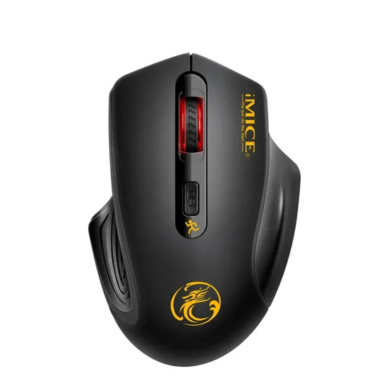 Nowa bezprzewodowa mysz gamingowa 2000DPI z regulacją, odbiornik USB 3.0, optyczna mysz komputerowa 2.4GHz, ergonomiczna konstrukcja do laptopa