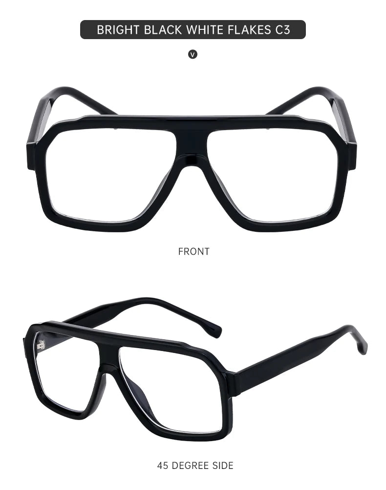 Ochelari de soare clasici, supradimensionați, pătrați, pentru bărbați, de lux, la modă, cu ramă metalică mare, ochelari de protecție, ochelari de soare eleganți pentru doamne