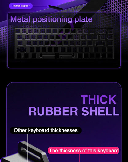 AULA WIN60 HE Magnetic Keyboard 21 Keys Butterfly Keycaps Wired 8K Return RGB Hotswap Customized E-sports Gaming Keyboard