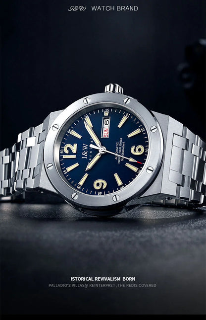 Carnival Brand IW High-End Series Luxury Sapphire Mechanical Watch Men 50M Waterproof Imported Movement Automatic Watches Mens