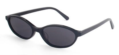Ochelari de soare mici, ovali, din acetat, la modă, pentru femei, în stilul anilor '90; ochelari de soare vintage pentru bărbați; ochelari polarizați la modă, cu protecție UV400