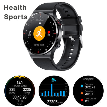 Luxury QW33 Smart Watches Men NFC Wireless Call Fitness Waterproof Sports Wrist Intelligent Smartwatches for Women Android 2026